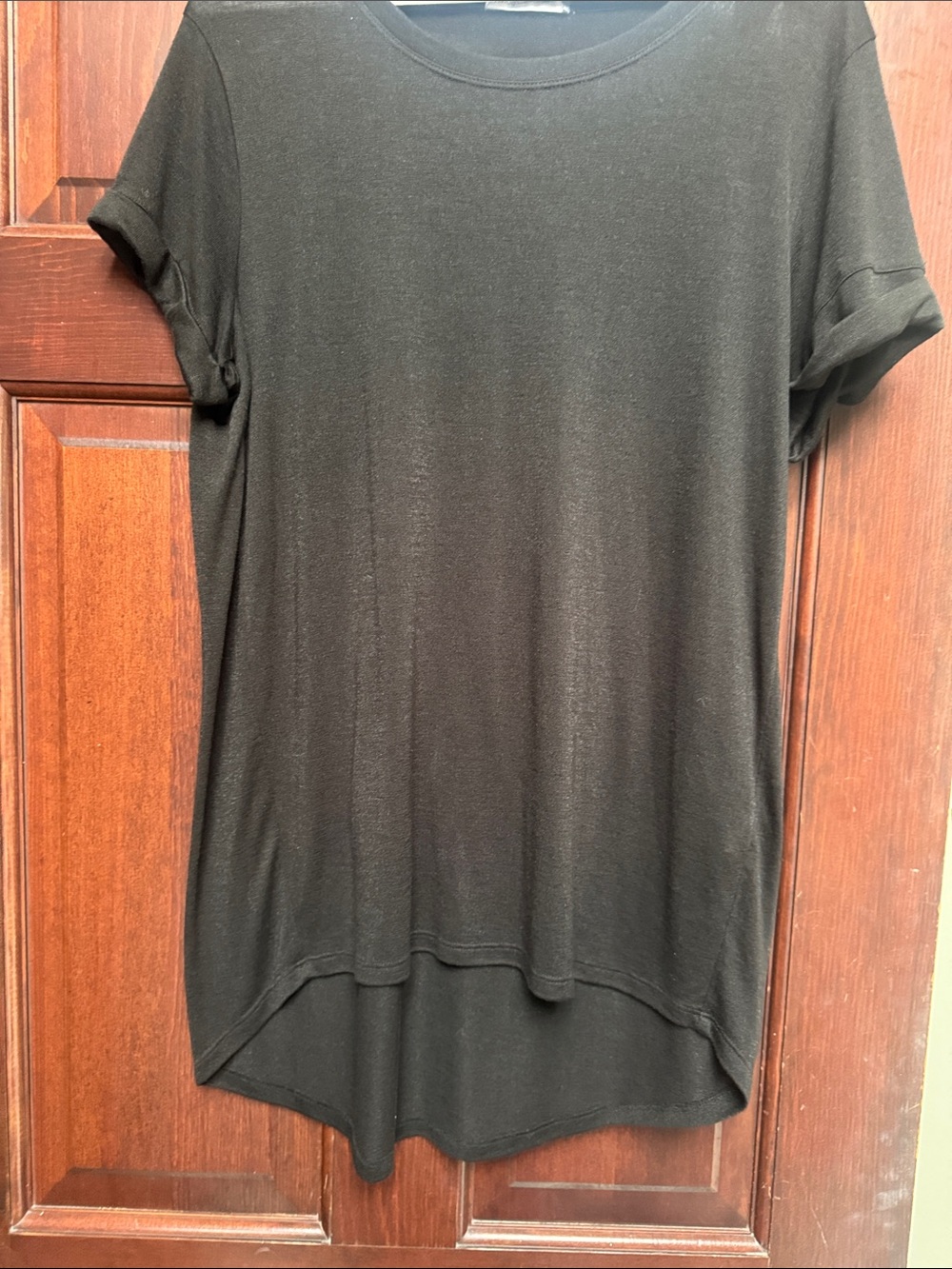 "Vince" medium black sheer Short-Sleeve Tee. Excellent condition